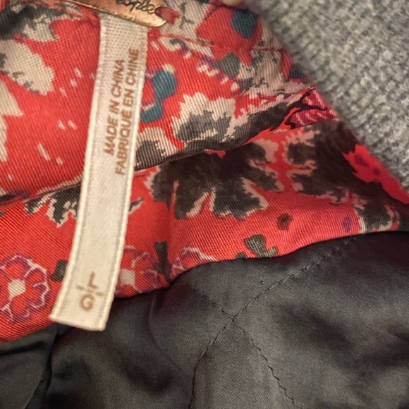 EUC free people floral bomber - Picture 4 of 4